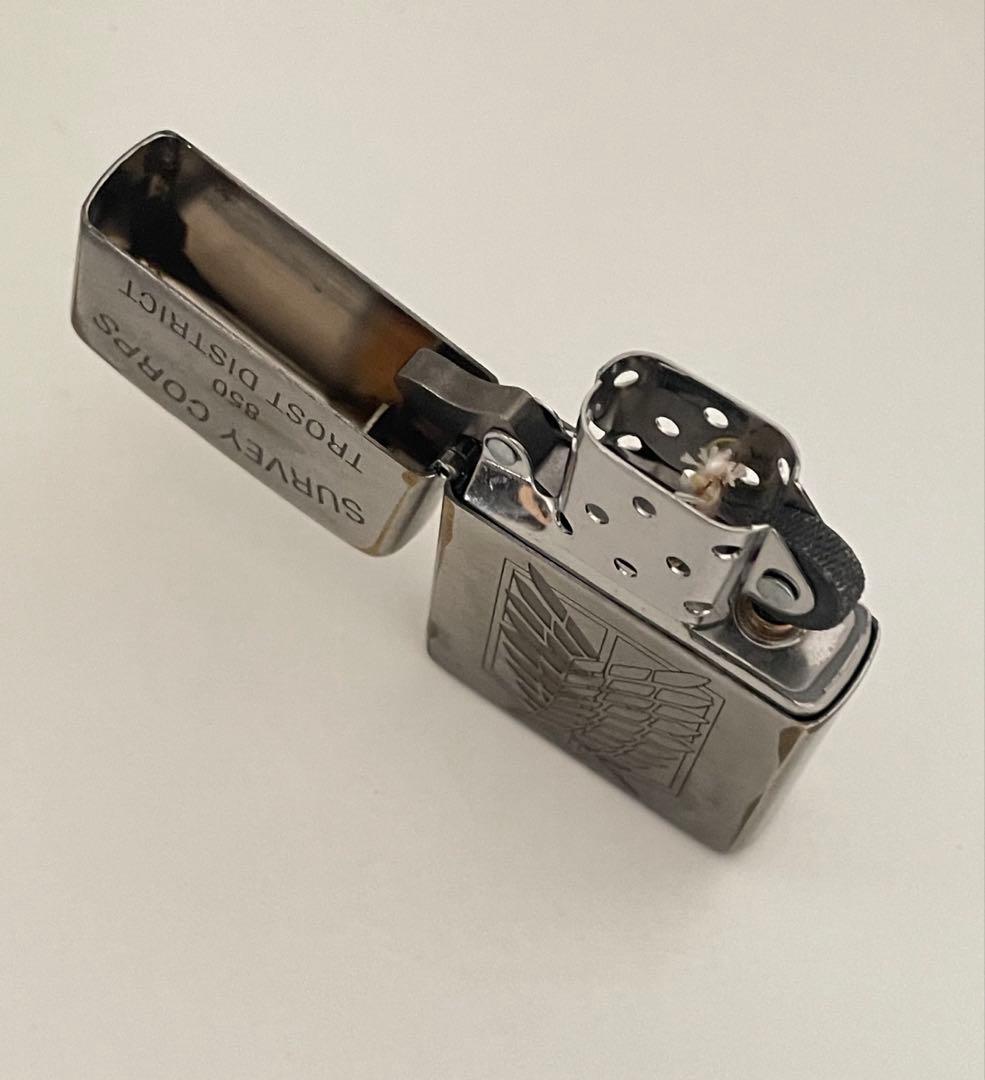 【進撃の巨人】 調査兵団　zippo 300個限定シリアルナンバー入り　特典付き