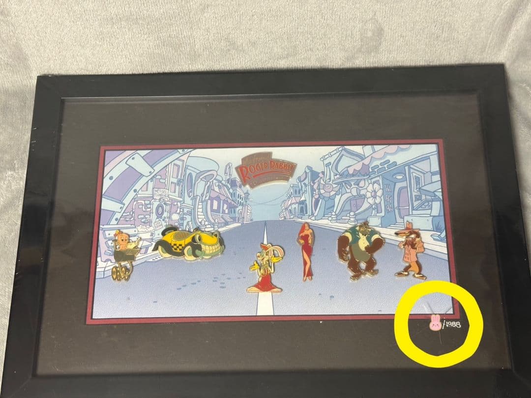 ロジャーラビット 10周年記念 ピンバッジコレクション 証明書付き ディズニー