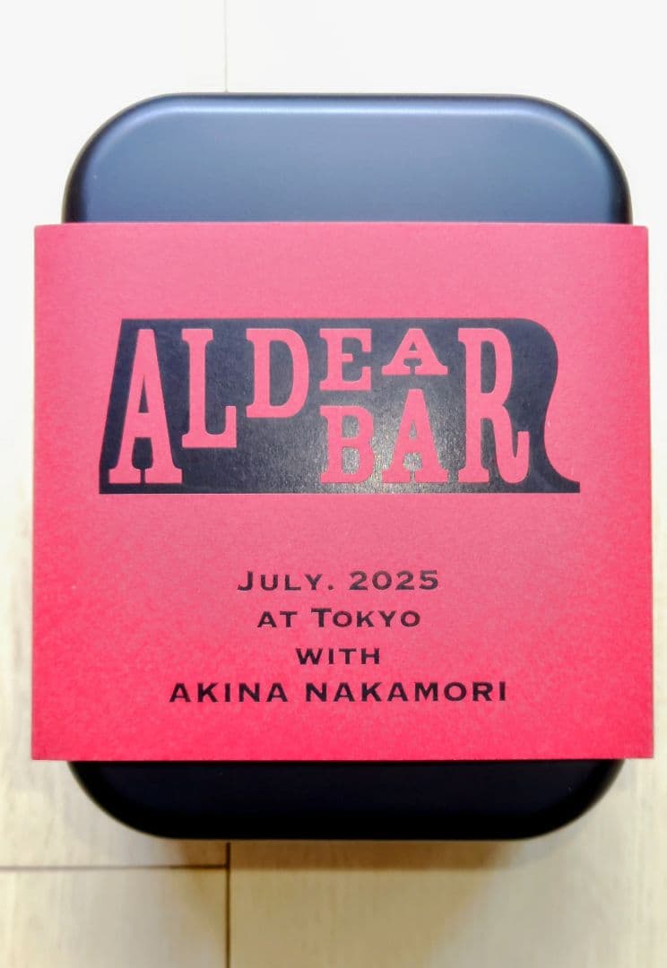 中森明菜　ファンクラブ限定イベント グッズALDEAR BAR 2025年7月
