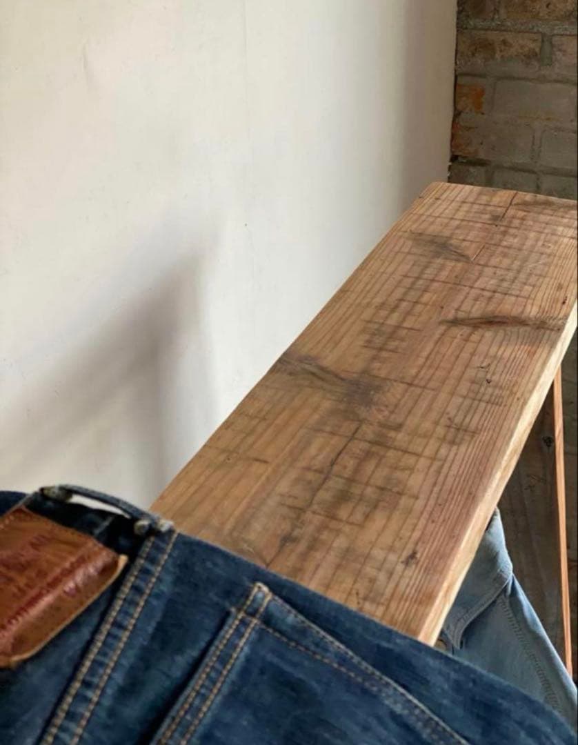 貴重　特別価格　数量限定　古材　ハンガーラック　無垢材　シンプル　ディスプレイ