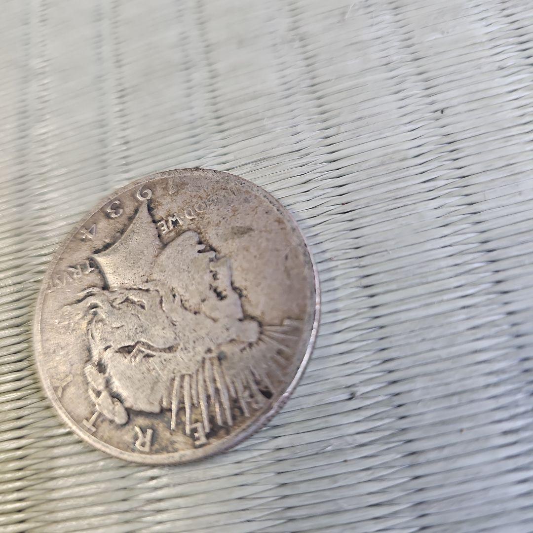 【希少価値】1934年平和ドル銀貨 1934年平和ドル ピース ワンダラー