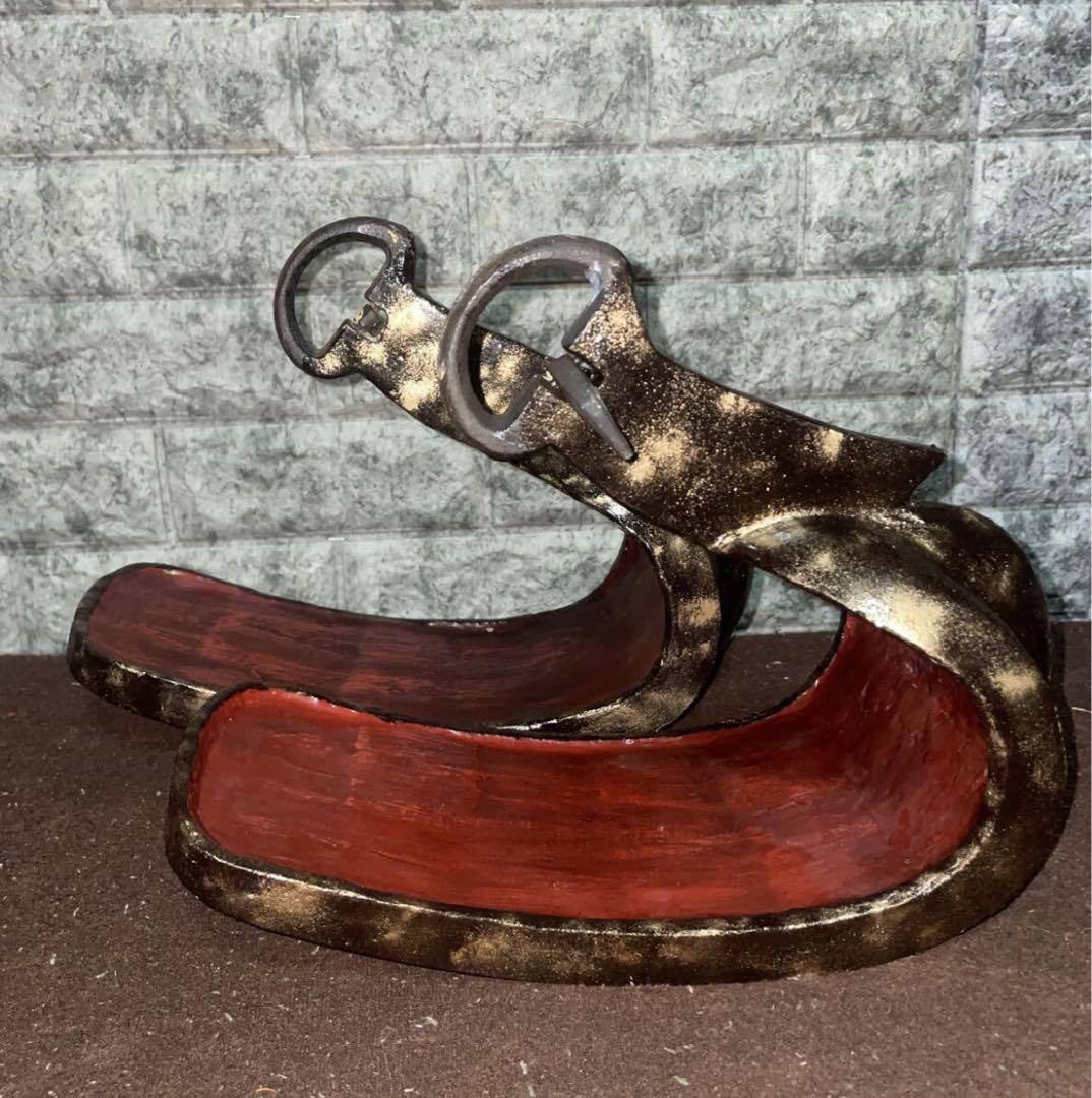 馬道具　鉄鐙　古式鐙　　武具甲冑鎧兜　馬具