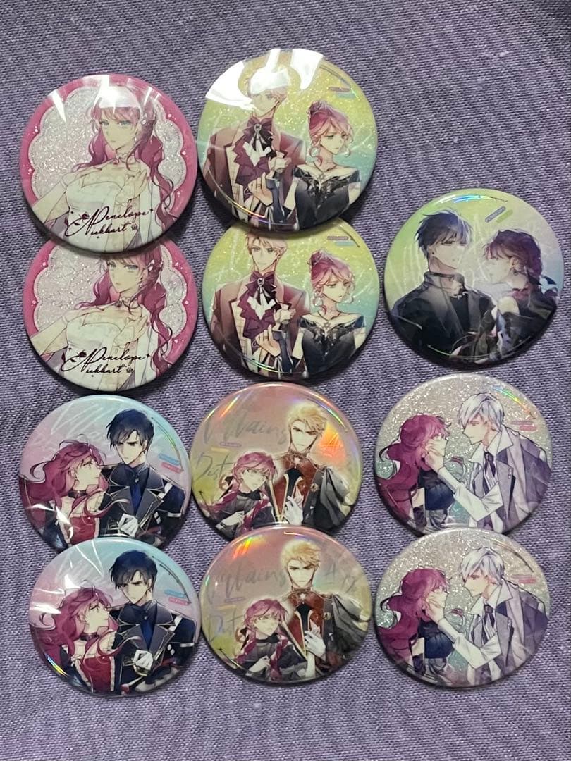 悪役のエンディングは死のみ　缶バッジ　計11点　BOX　SUOL