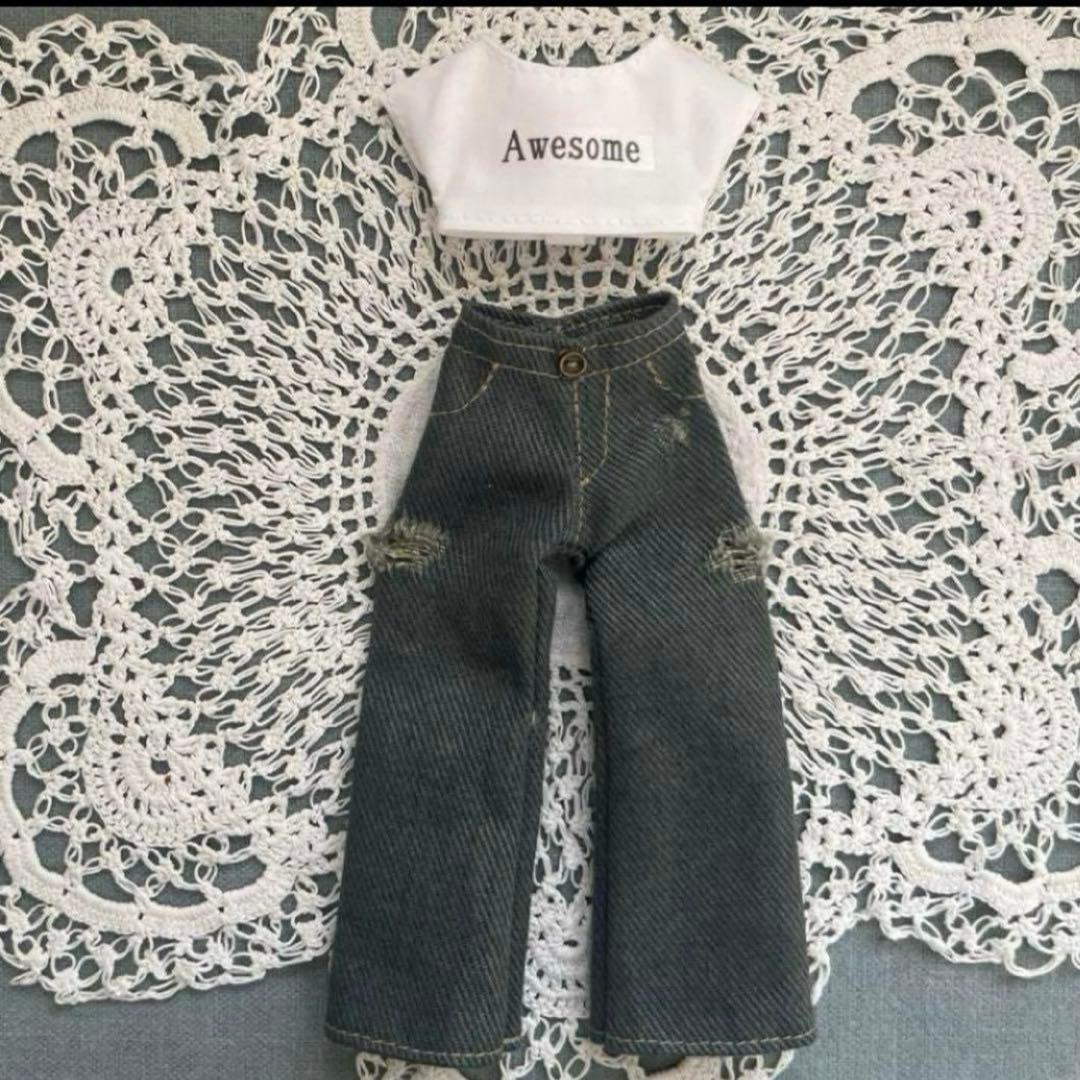 4391 ゆみ　ハンドメイド　22cmドール服