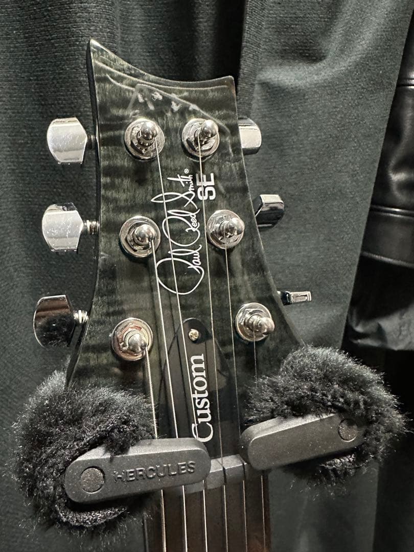 ギター PRS SE Custom24 Quilt Gray Black