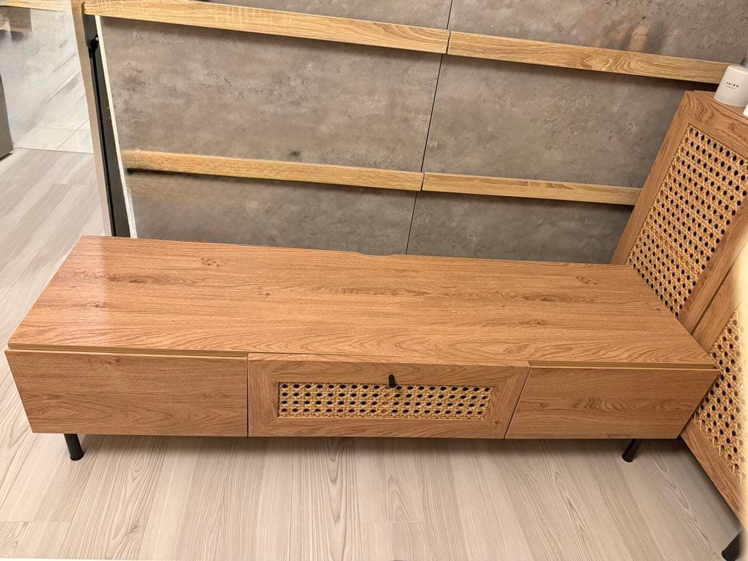 【即購入可】ロウヤ　ラタン　テレビボード 140センチ