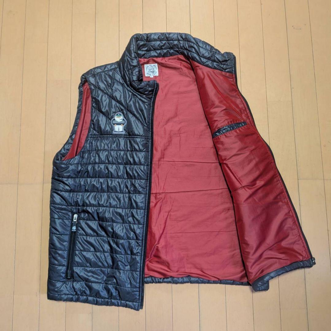 黒いキルティングベスト サイズIII