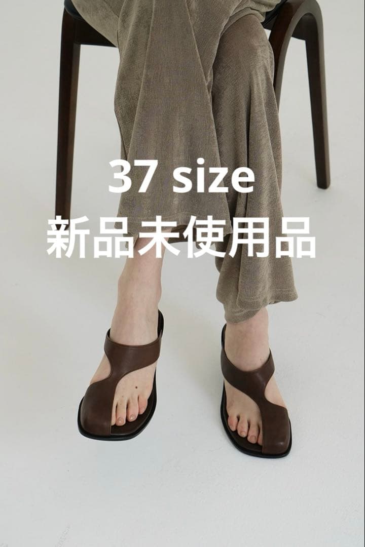 CLANE クラネ CURVED DESIGN SANDALS 37サイズ