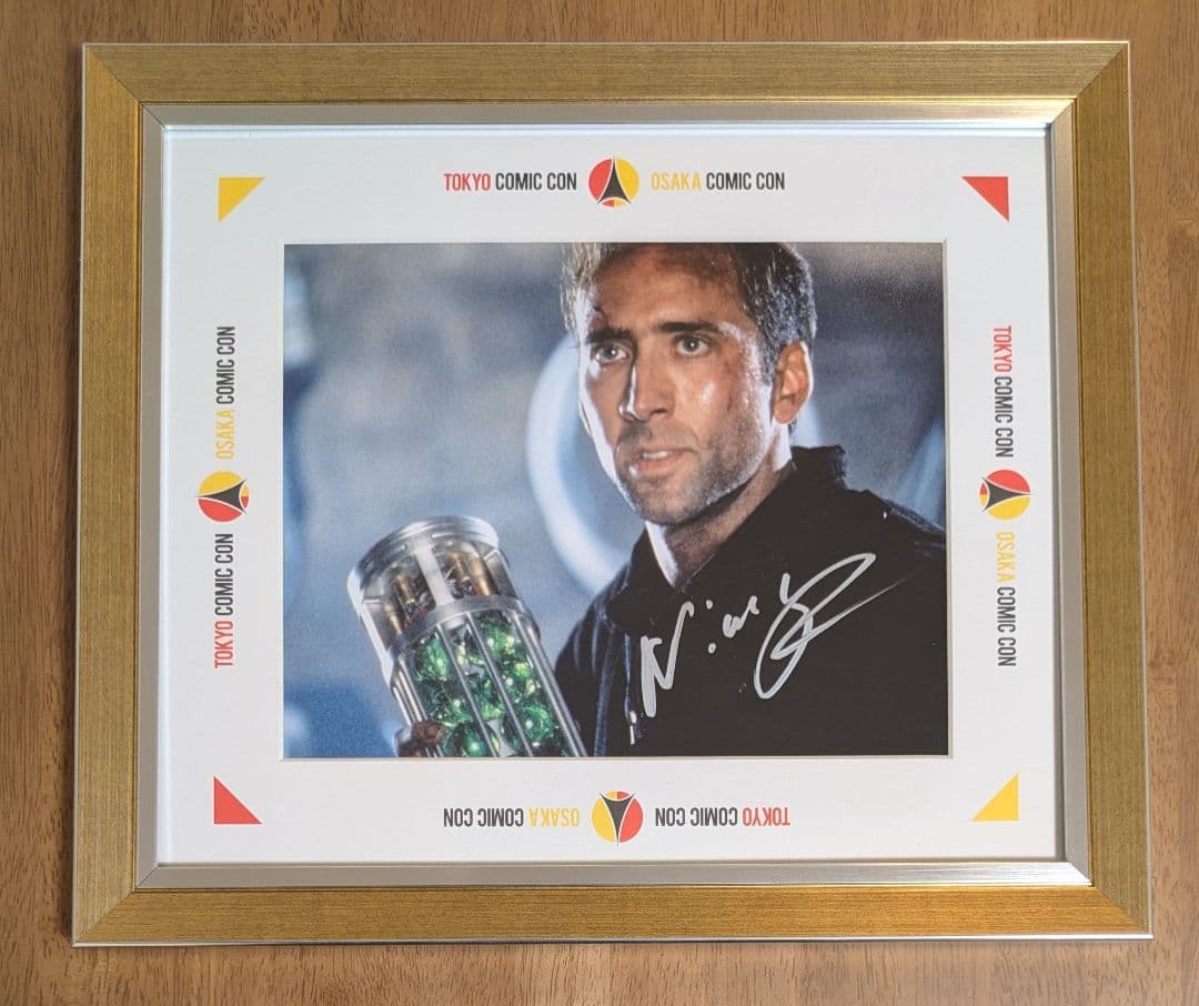 せ*ぶ様 東京コミコン2025　額付き　ニコラス・ケイジ直筆サイン入りポートレー