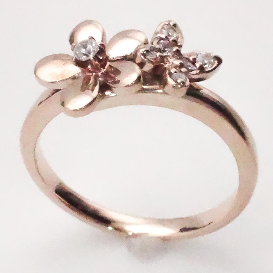 VENDOME ヴァンドーム青山 K10 ピンクゴールド リング 2.46g