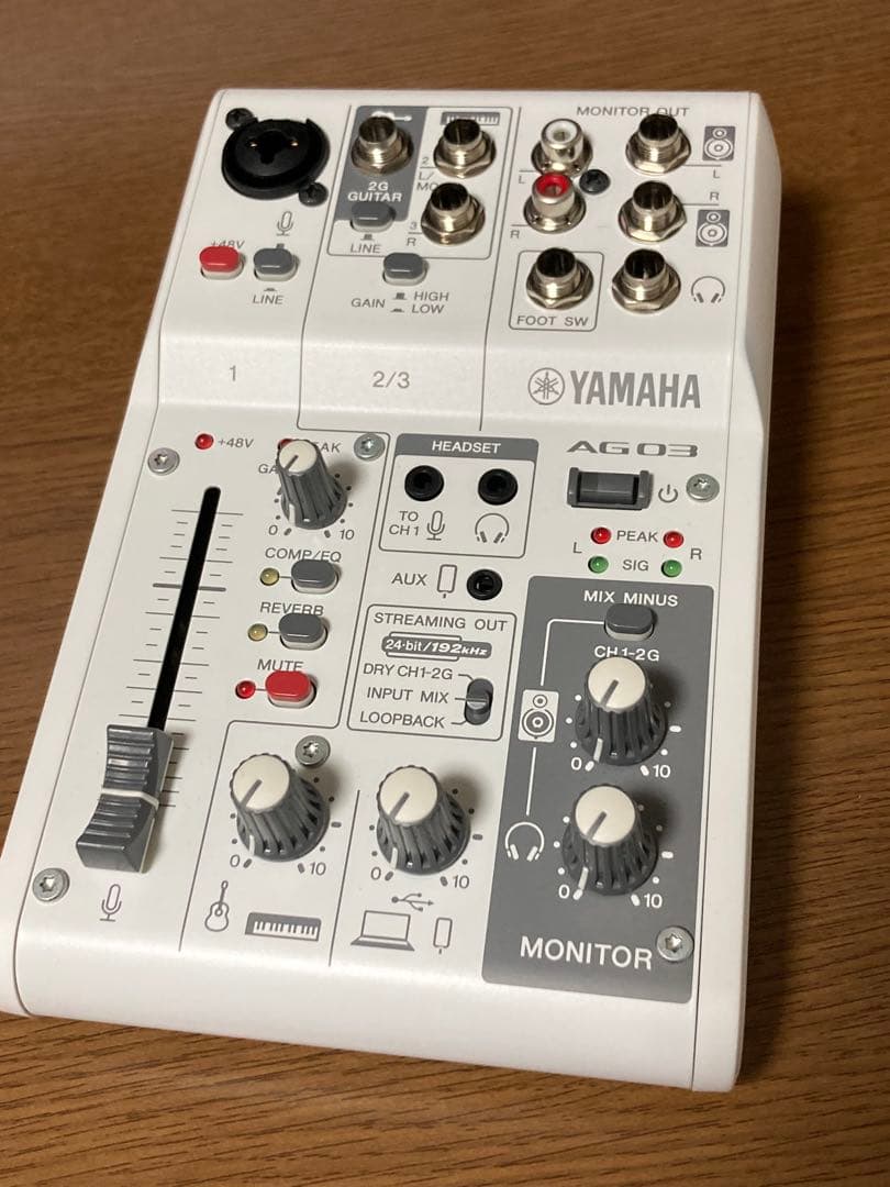 【未使用】YAMAHA AG03 MK2＋AT2020