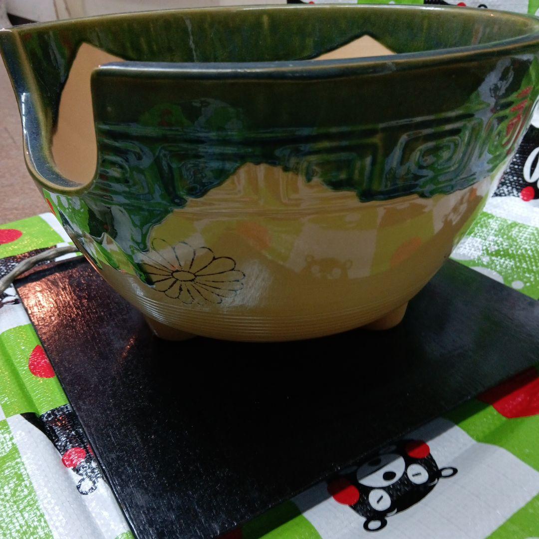 美品 野々田商店 風炉型電気熱器 茶道具 電熱式炭型ヒーター　表千家