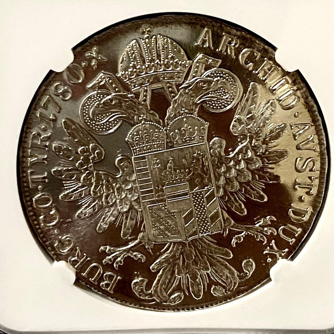 1780年 オーストリア 銀貨 NGC PF69 アンティーク モダン 