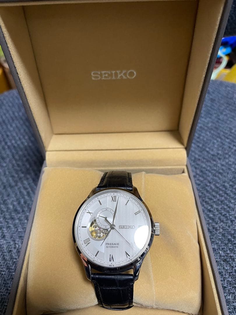 SEIKO 自動巻き 腕時計 オープンハート