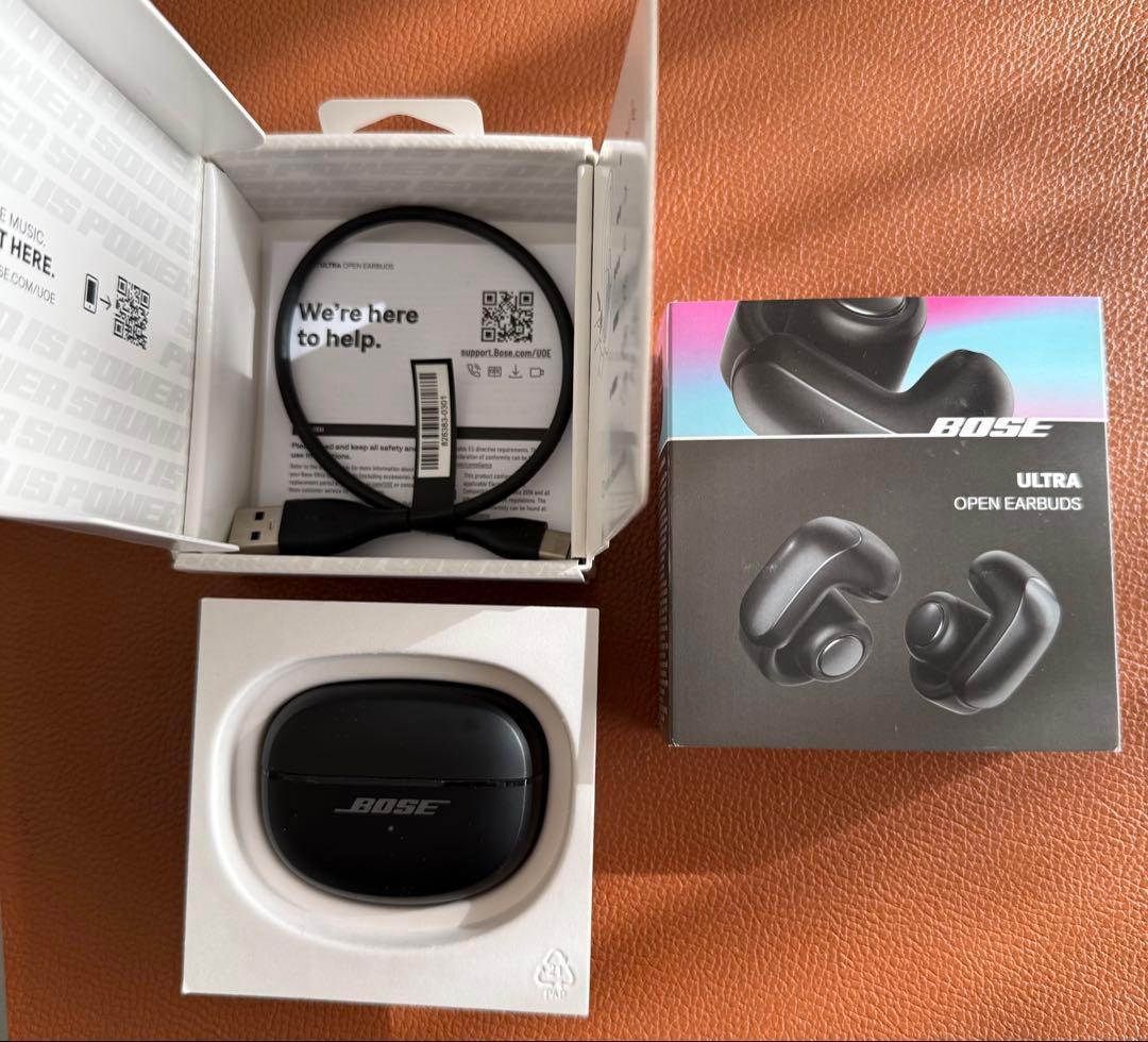 Bose Ultra Open Earbuds ブラック 充電ケース付き