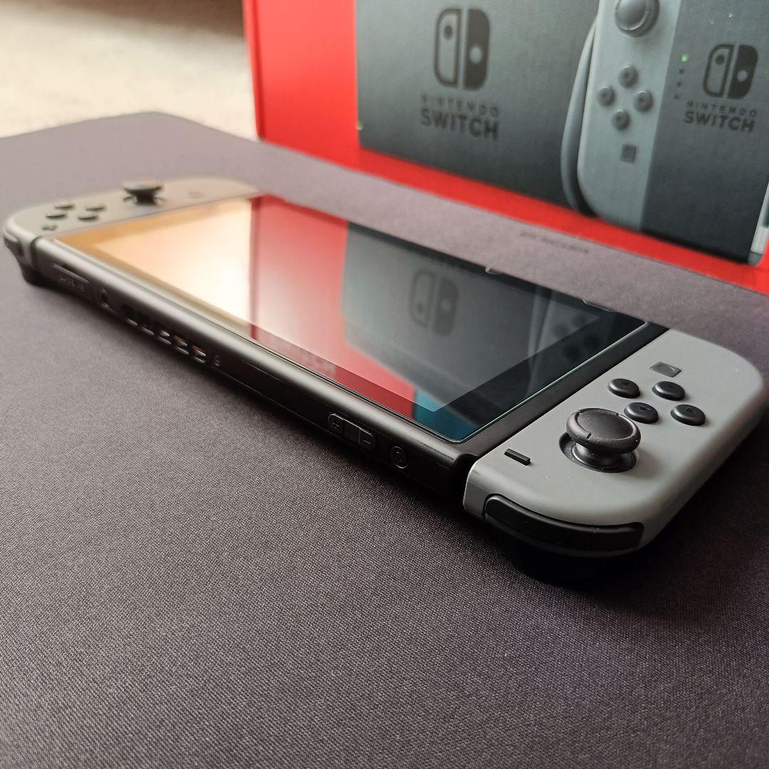 Nintendo Switch 本体 グレー バッテリー強化版 おまけ付き