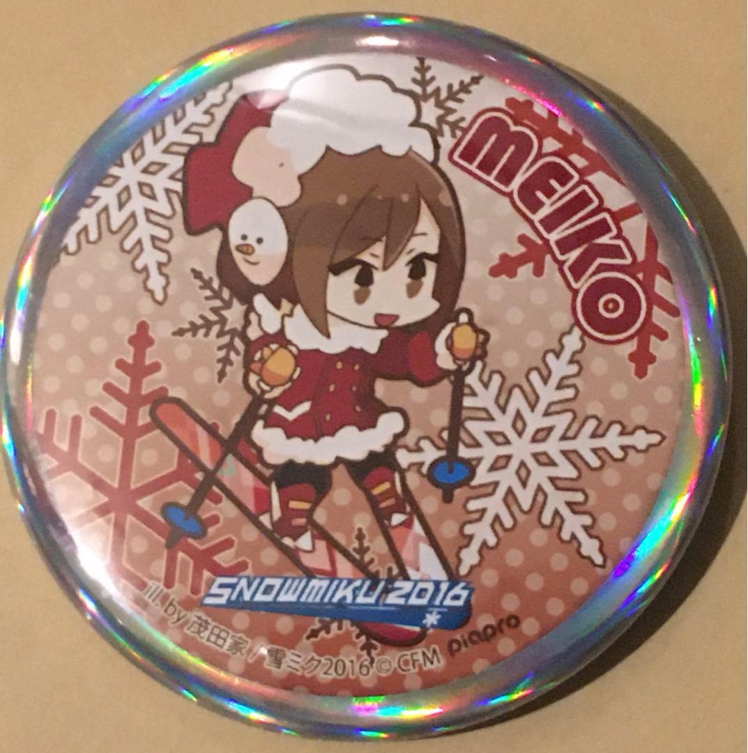メイコ 初音ミク 缶バッジ  MIKU 雪ミク 2016 缶バッジ