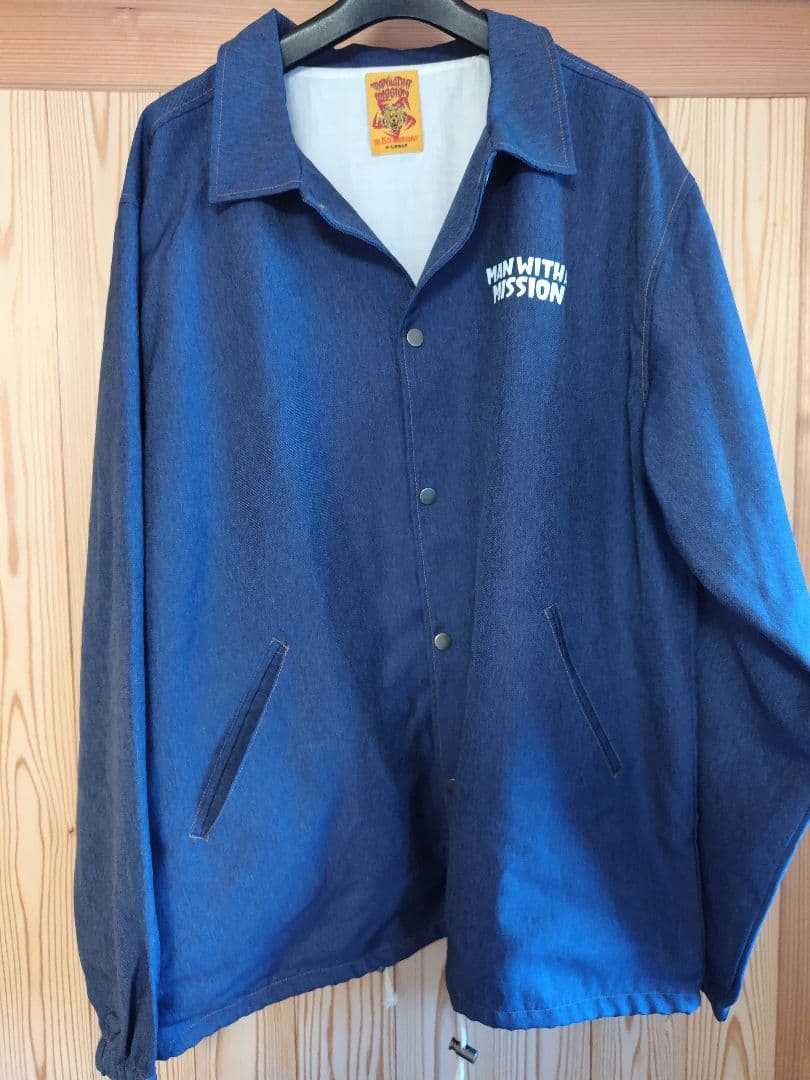 MAN WITH A MISSION デニム風コーチジャケット XLサイズ