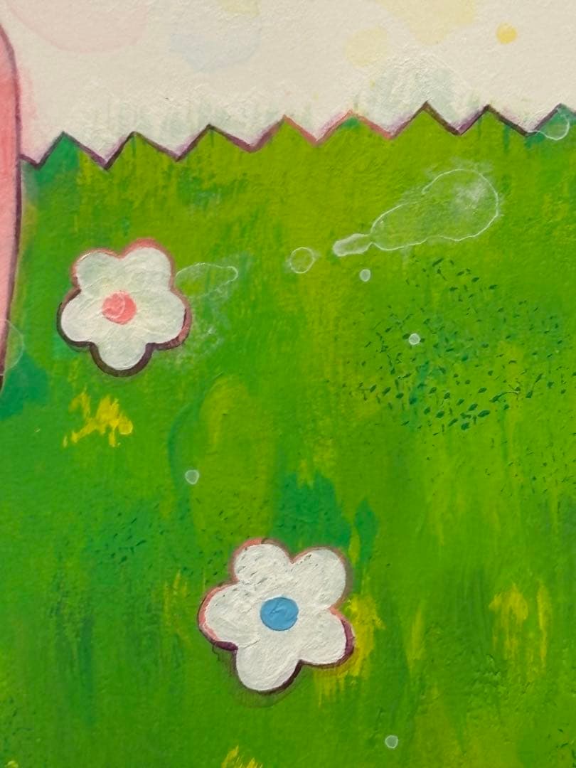 zukky 【1泊２日 天国の旅】 原画 初期作品 現代アート 直筆サイン入り