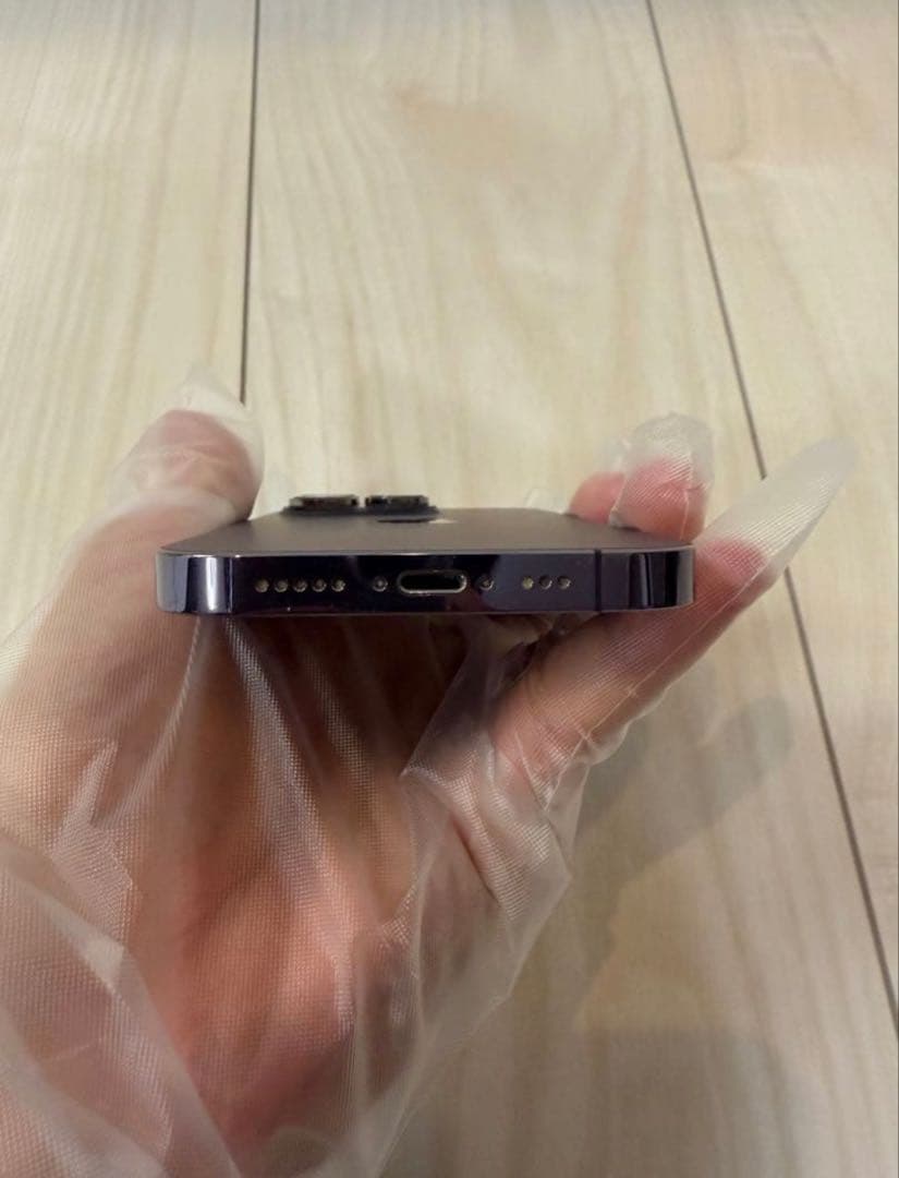 【超美品】 iPhone 14 Pro ディープパープ 128GB 電池良好