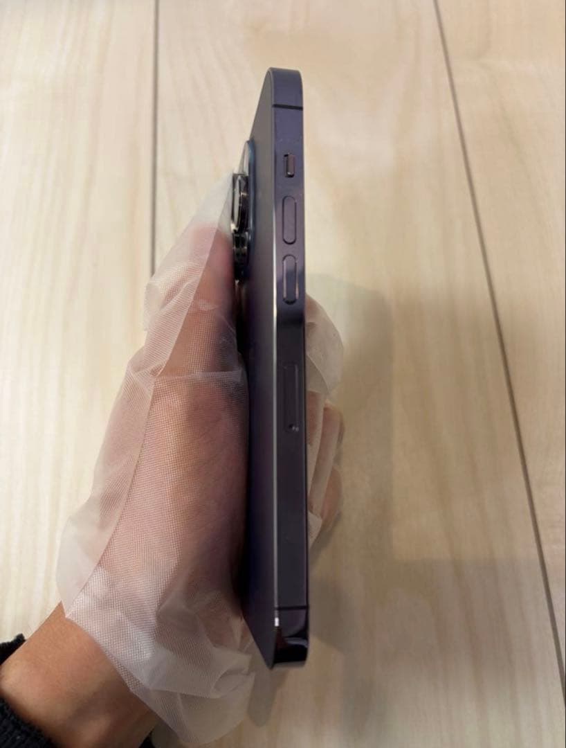 【超美品】 iPhone 14 Pro ディープパープ 128GB 電池良好