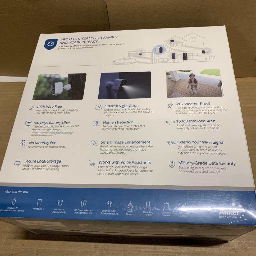 新品未開封　Anker Eufy Security eufyCam 2C