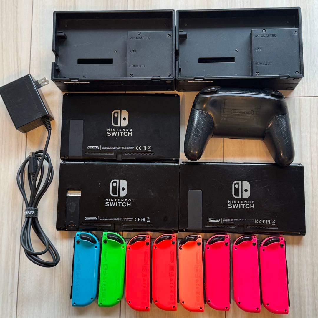 ジャンクセットNintendo Switch 本体 ジョイコン プロコン ドック