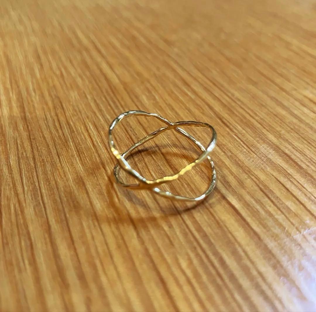 hirondelle クロス リング K18 イロンデール エ ペパン