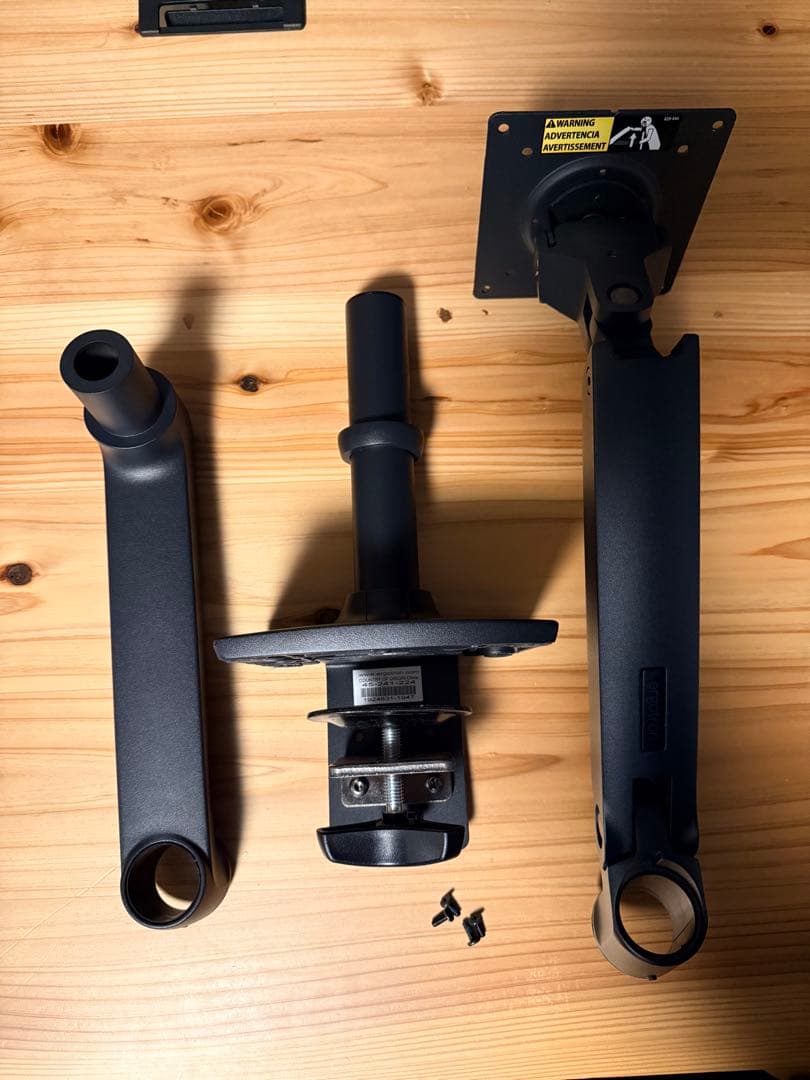 エルゴトロン モニターアーム ブラック LX