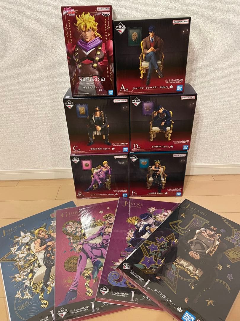 ジョジョの奇妙な冒険 フィギュア 5体➕おまけ付き　ジョジョワールド一番くじ