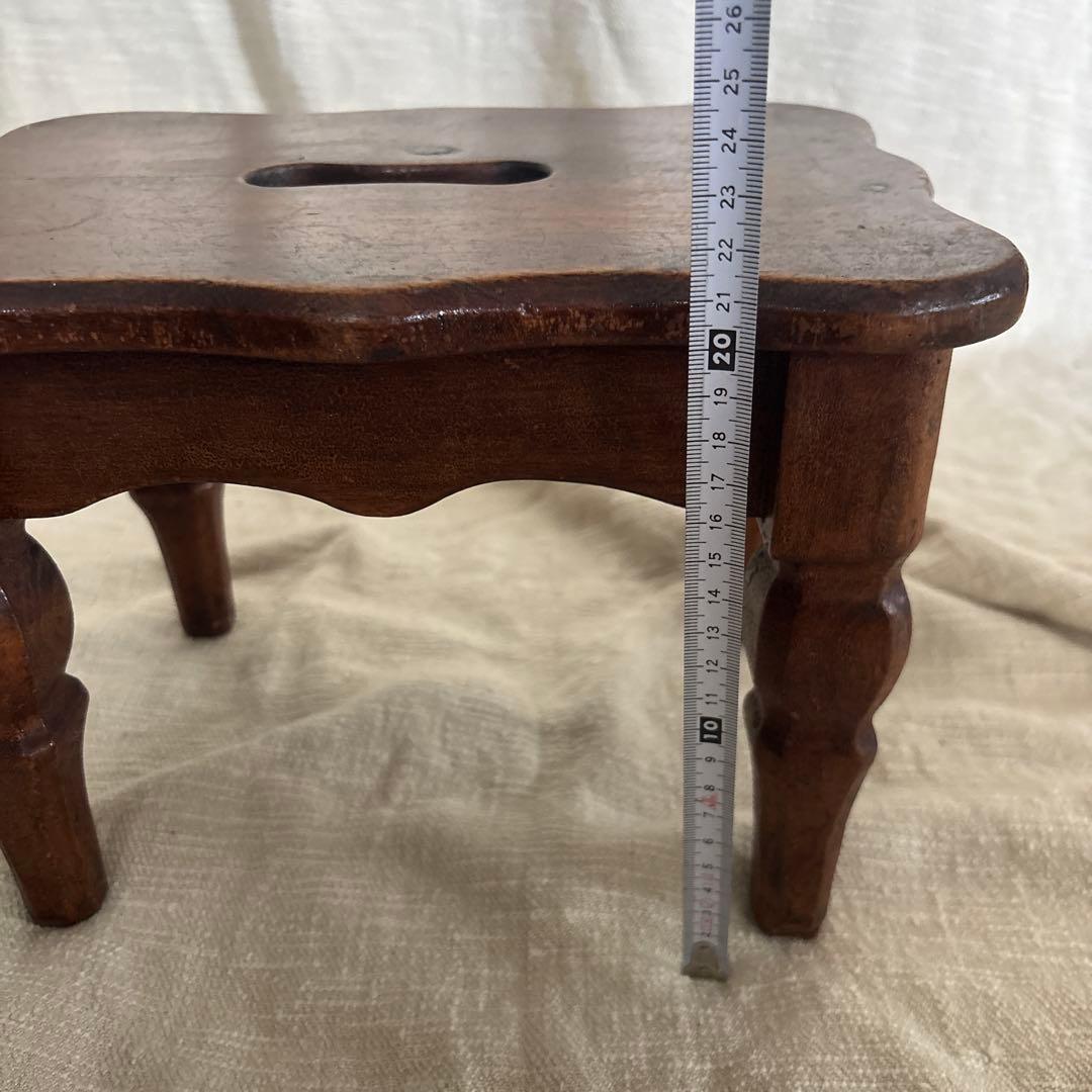 フランスアンティーク 腰掛け 花台