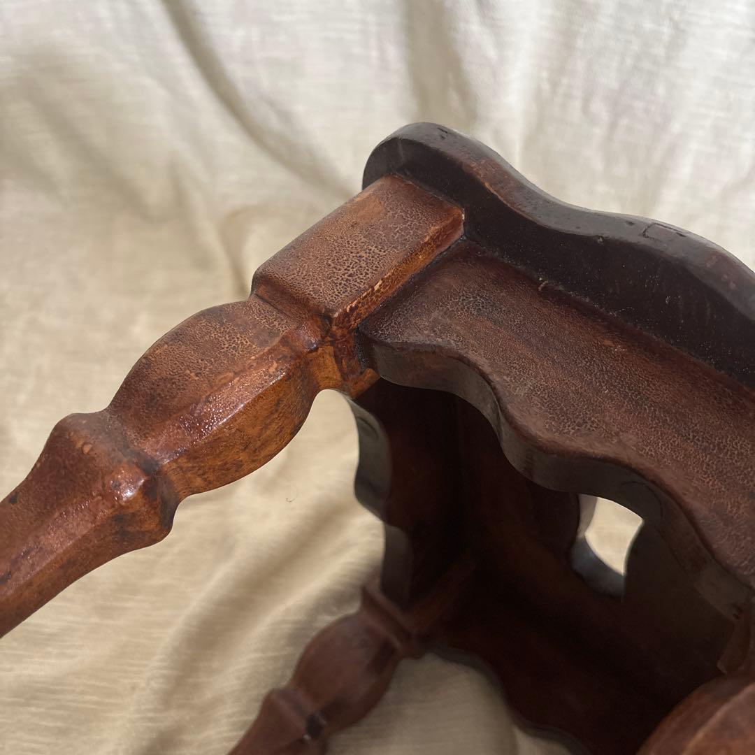 フランスアンティーク 腰掛け 花台