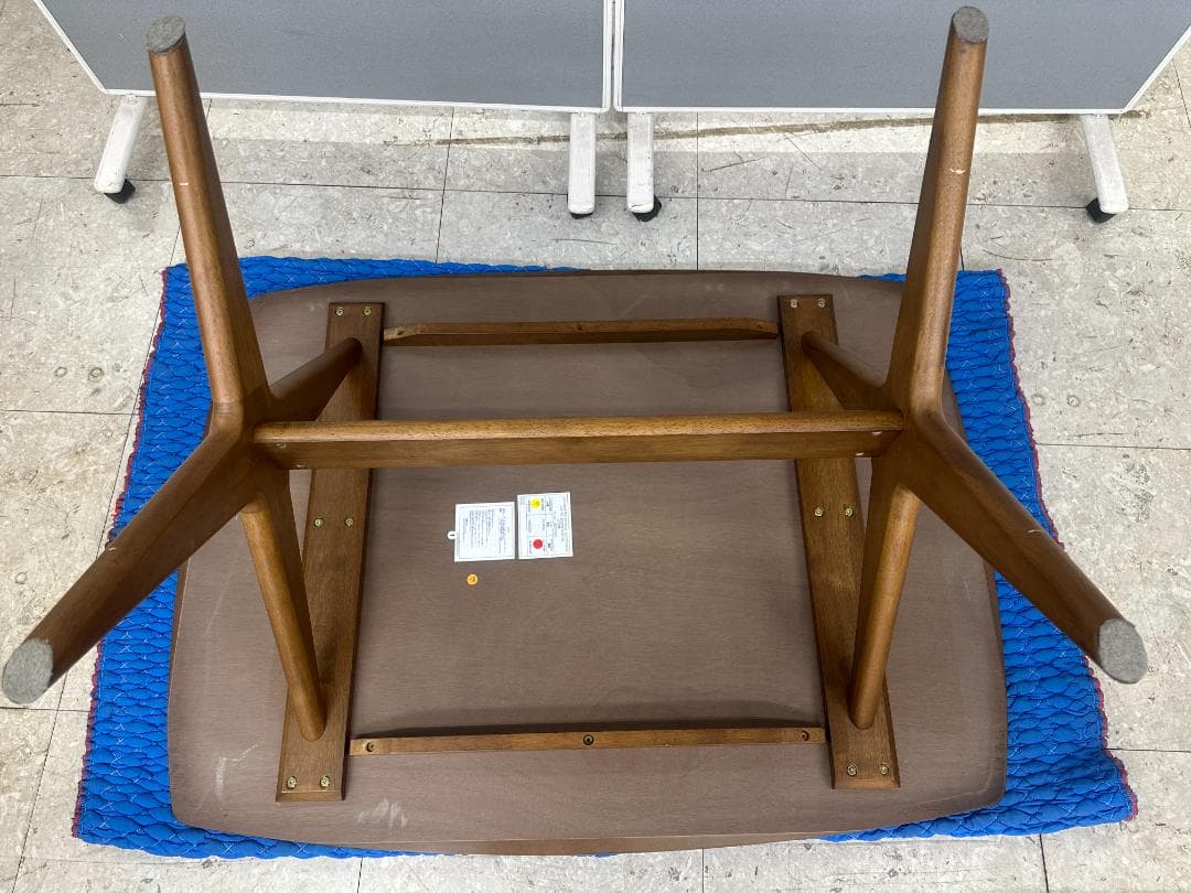 ニトリ ダイニングテーブルセット イス2脚 リラックスワイド ブラウン