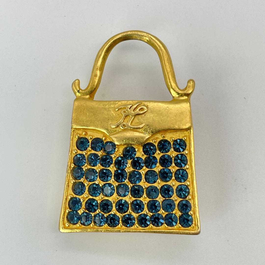 【N68】KARL LAGERFELD　カール・ラガーフェルド　ブローチ