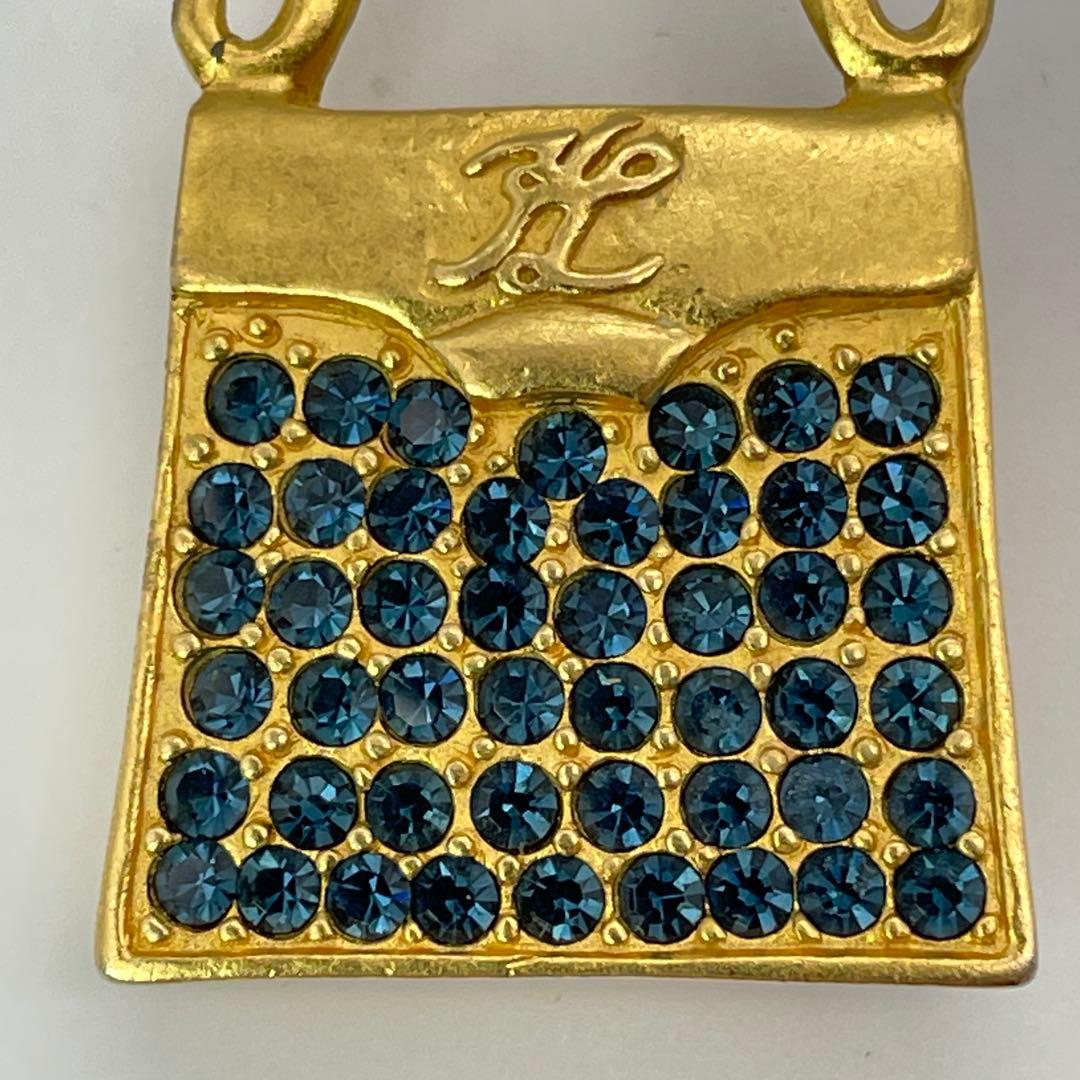 【N68】KARL LAGERFELD　カール・ラガーフェルド　ブローチ