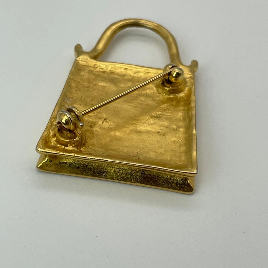 【N68】KARL LAGERFELD　カール・ラガーフェルド　ブローチ