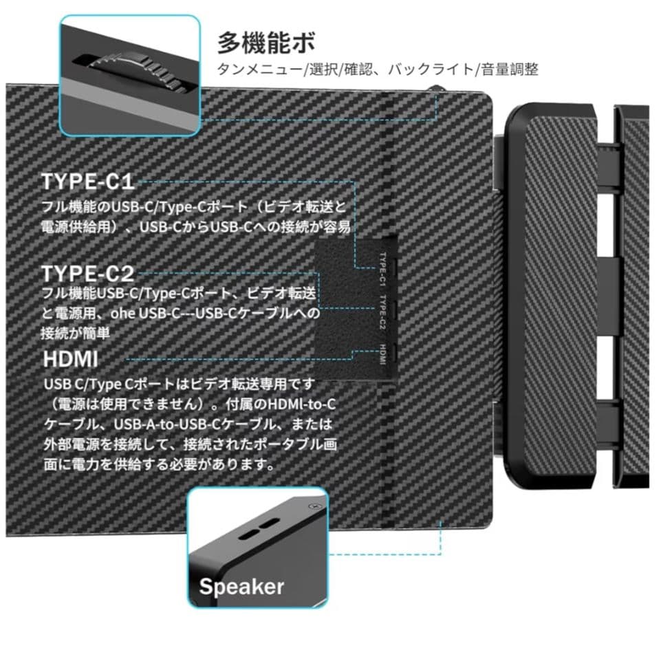 Laptomo デュアル ディスプレイ ダブル モニター 14インチ