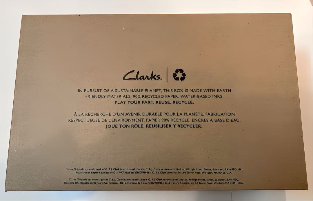 美品 箱付 Clarks ORIGINALS ワラビーブーツ