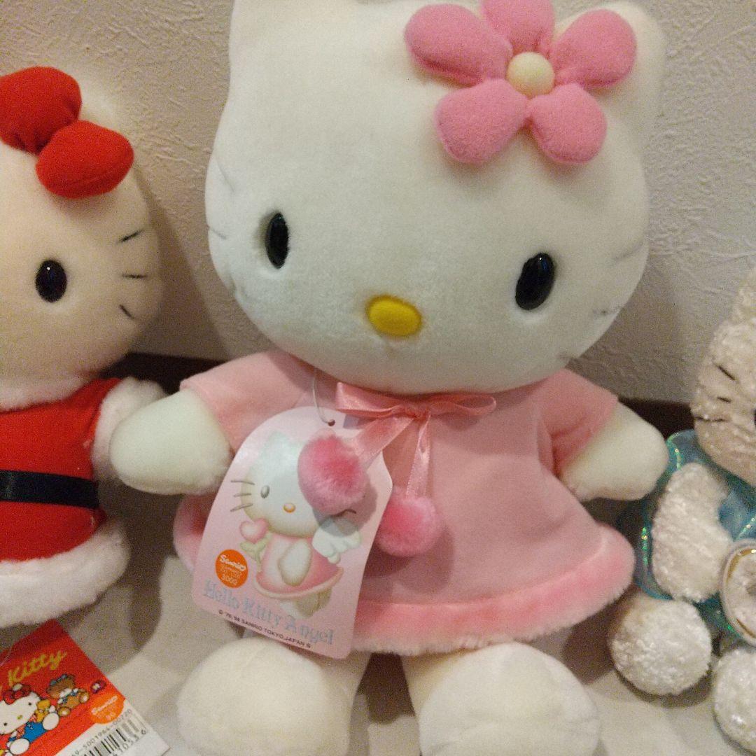 新品　ハローキティ エンジェルキティ ぬいぐるみ　天使の羽　誕生石　クリスマス