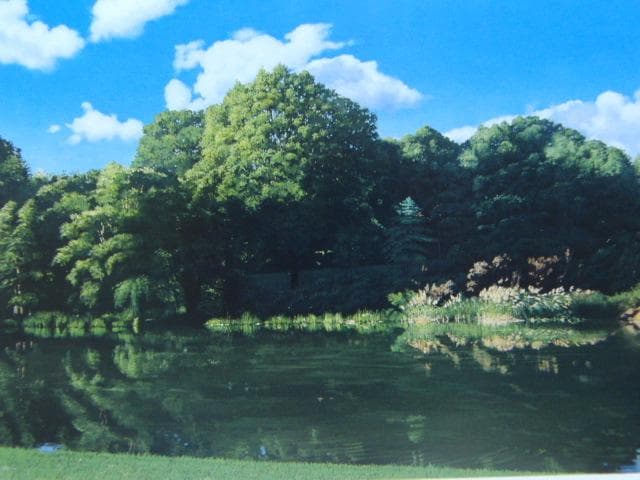 清水悦男、【September ベルベデーレ城】、希少な画集画