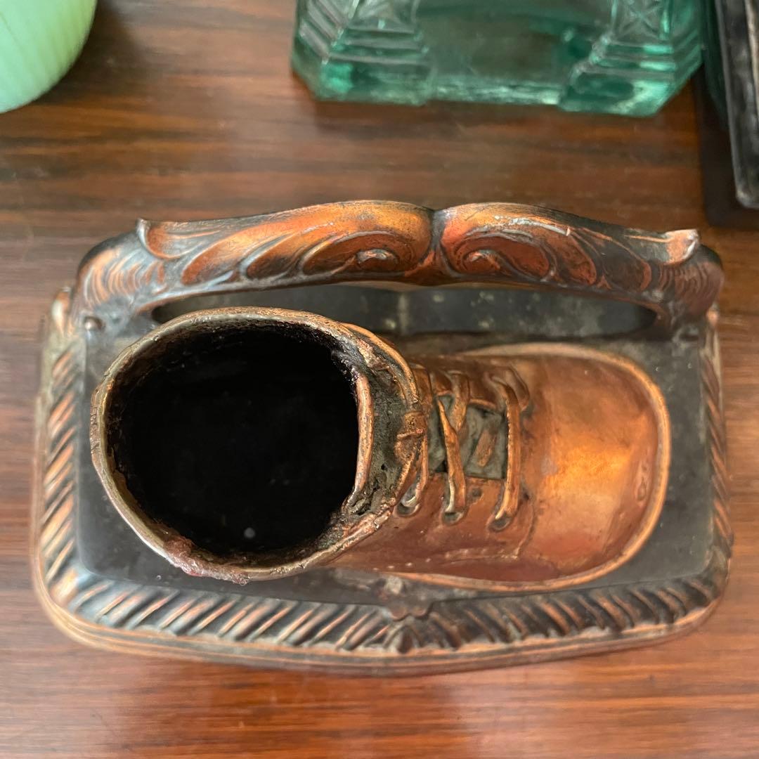 希少品！50's〜60's アメリカアンティーク　靴のペン立てUSAヴィンテージ