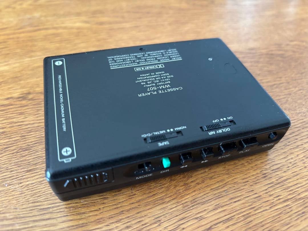 リサ　SONY WM-507 カセットプレーヤー