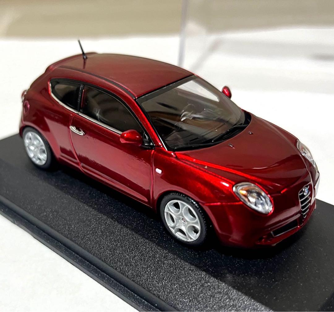 ミニチャンプス 1/43 アルファロメオ ミト 2009 レッド・メタリック