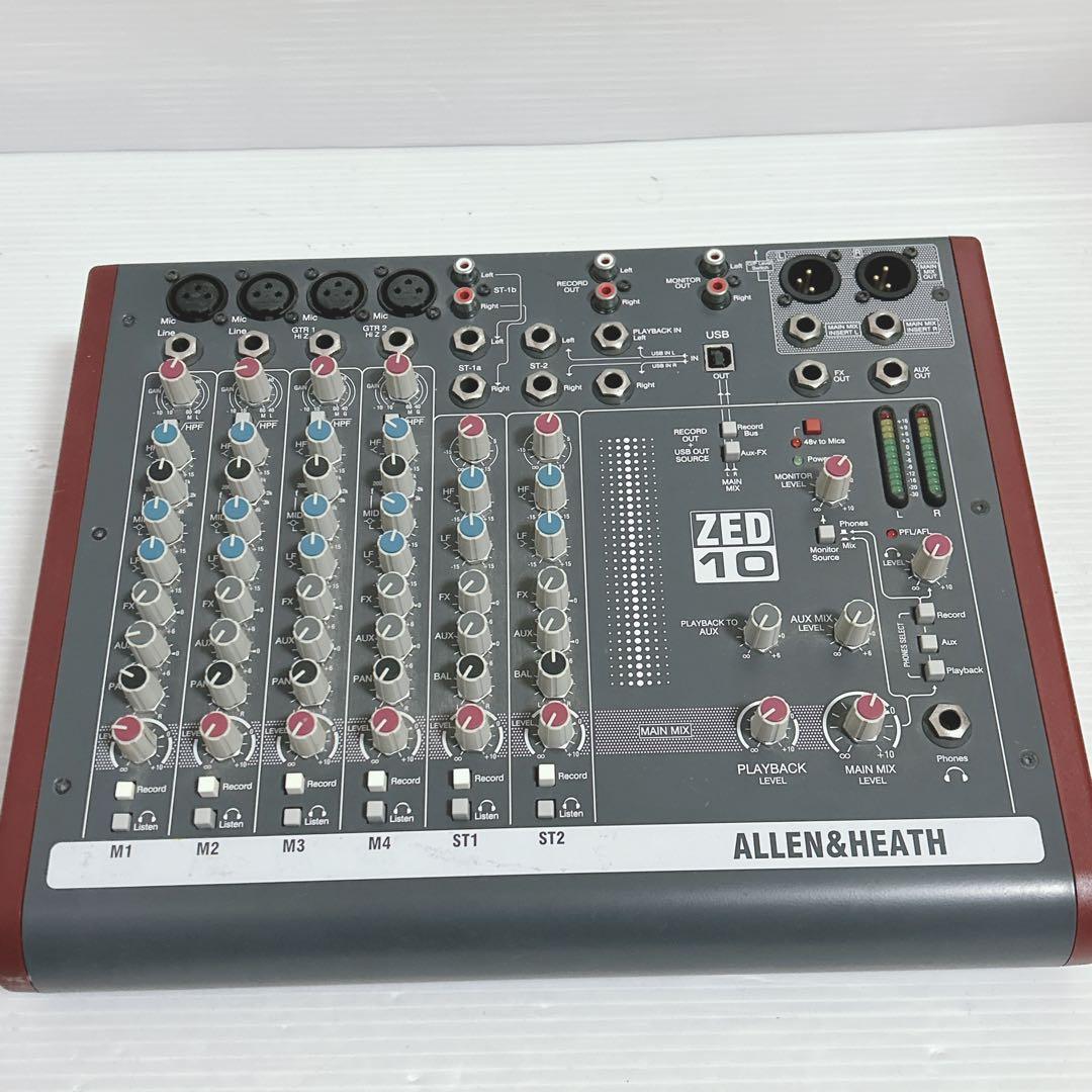 【ジャンク】　通電OK ALLEN&HEATH ZED-10 パーツ取り