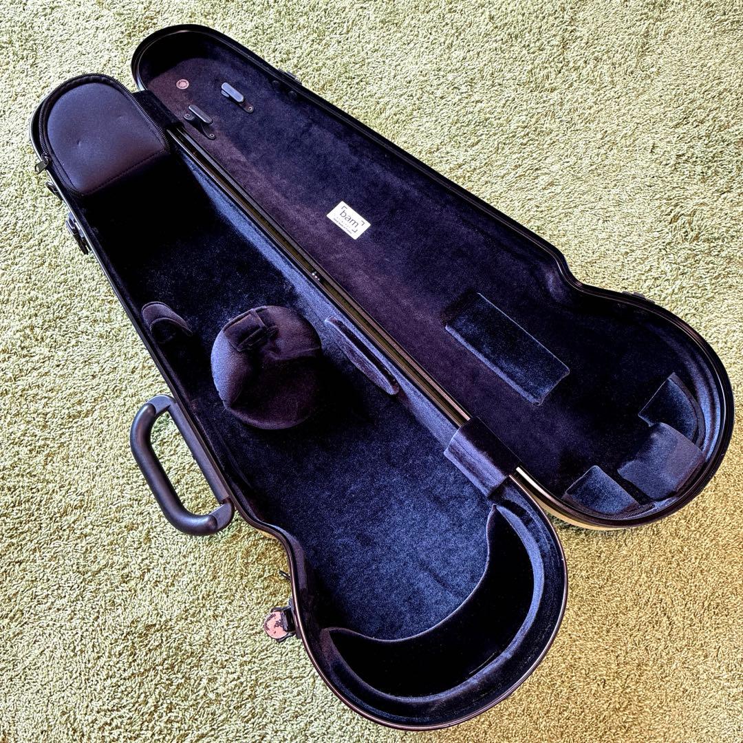 bam バイオリンケース　浅黄色