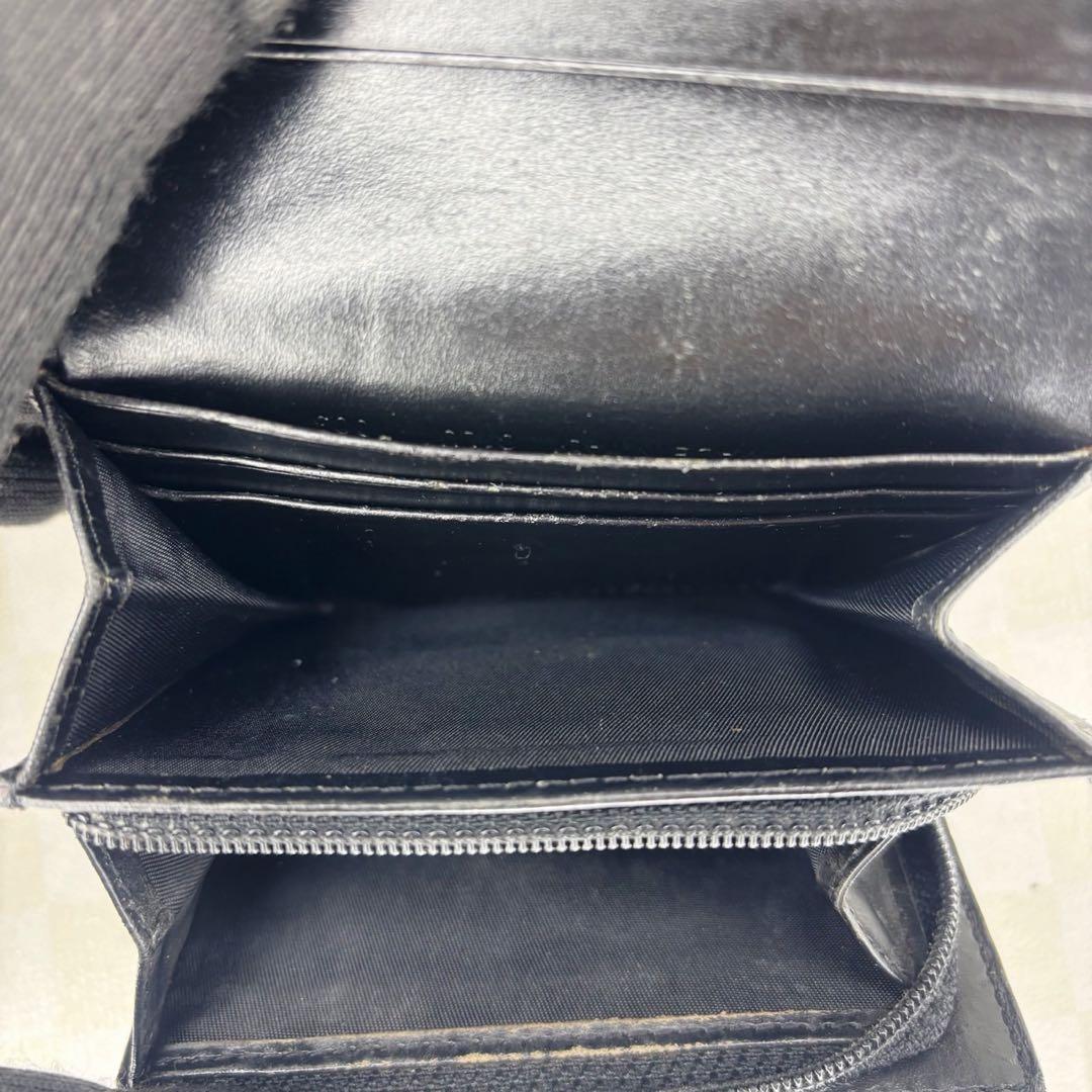極美品　Dior ディオール　二つ折り財布　コンパクトウォレット　M28