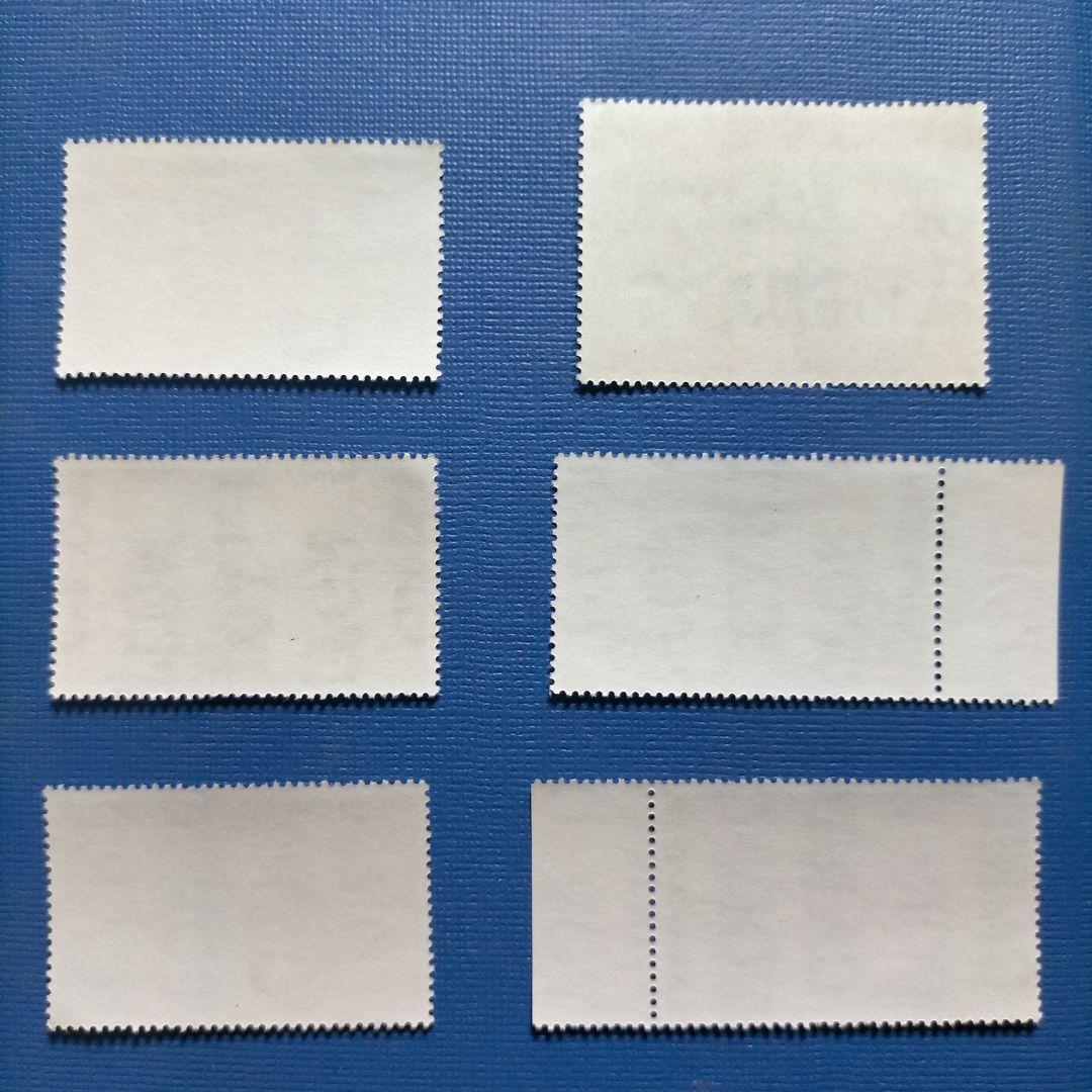 3215 外国切手 タイ 1987年 プミポン国王 ご家族6種完セット 未使用