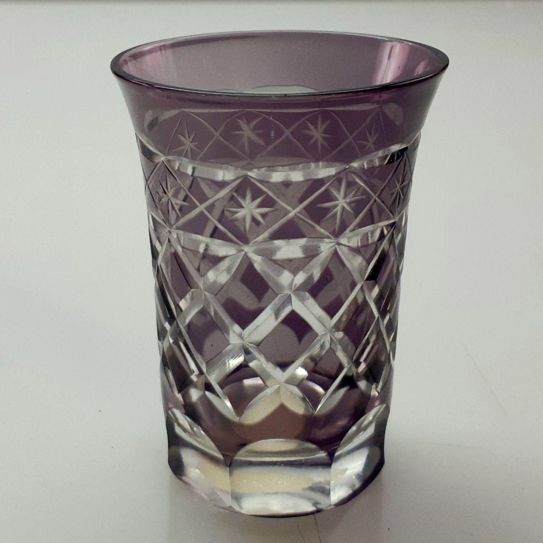 MURANO ムラノ 金彩 ドルフィン モチーフ ブルー グラス 2客セット