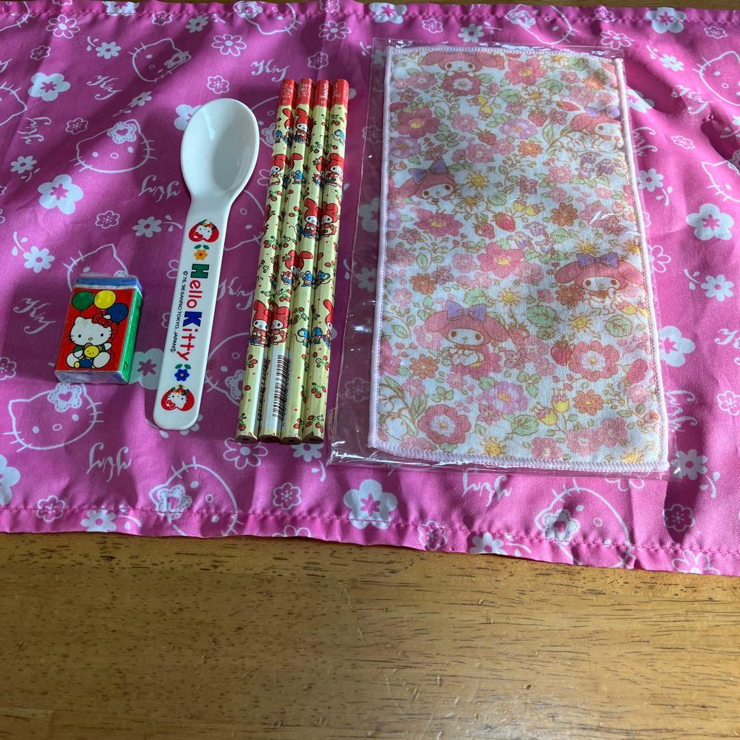 サンリオ　ハンドタオル・ミニキルトポーチセット〜OSHB