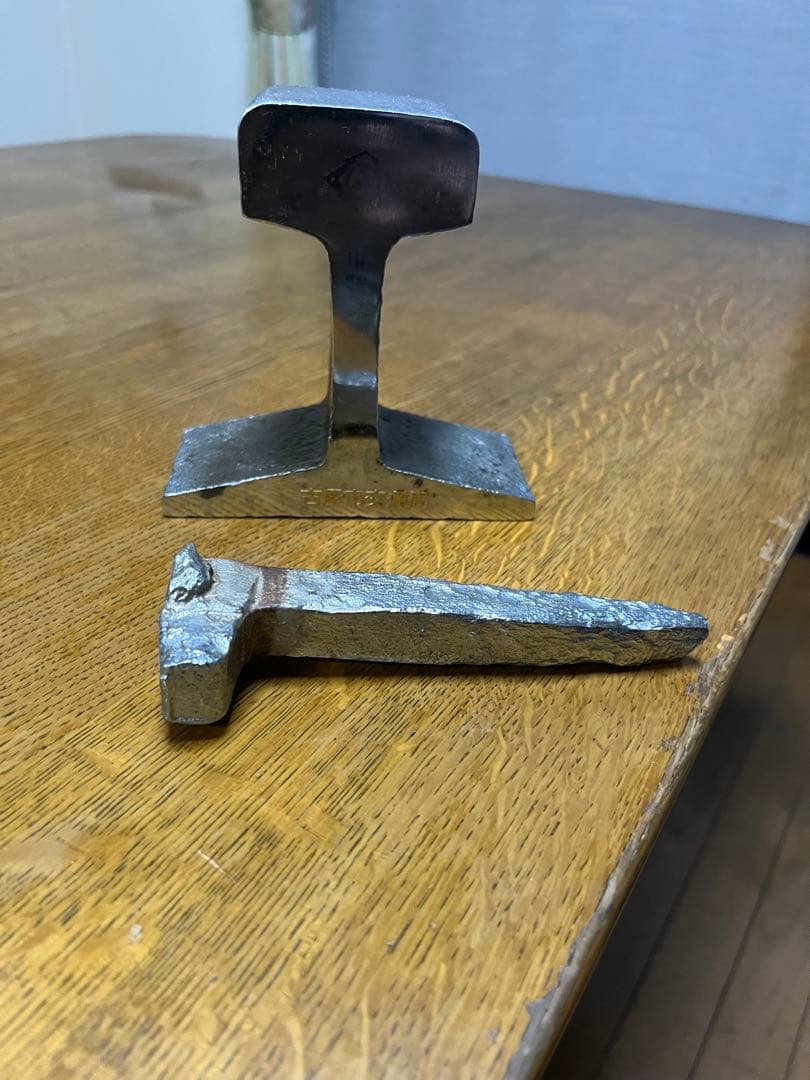 名古屋市電　記念レール　犬釘